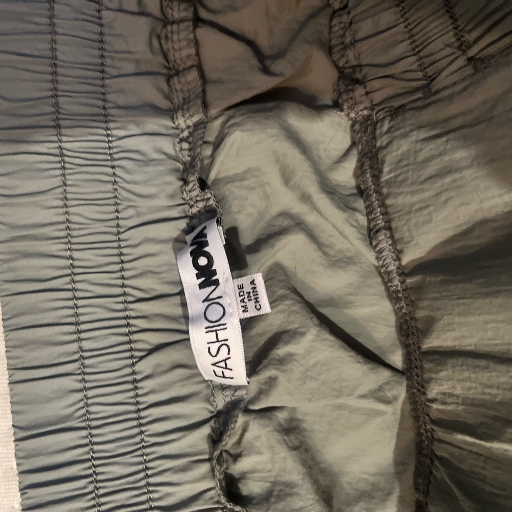 Fashion Nova Sage Green Skirt